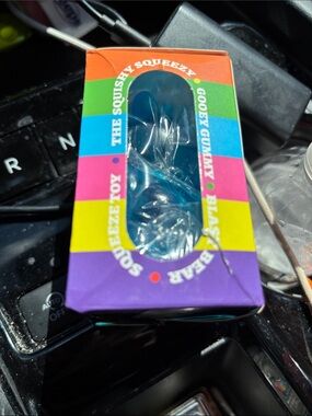 Blue Gummy Bear Squeeze Toy -